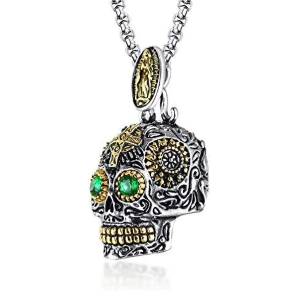 PUNK Stainless Steel Gothic Skeleton Pendants for Men/Women